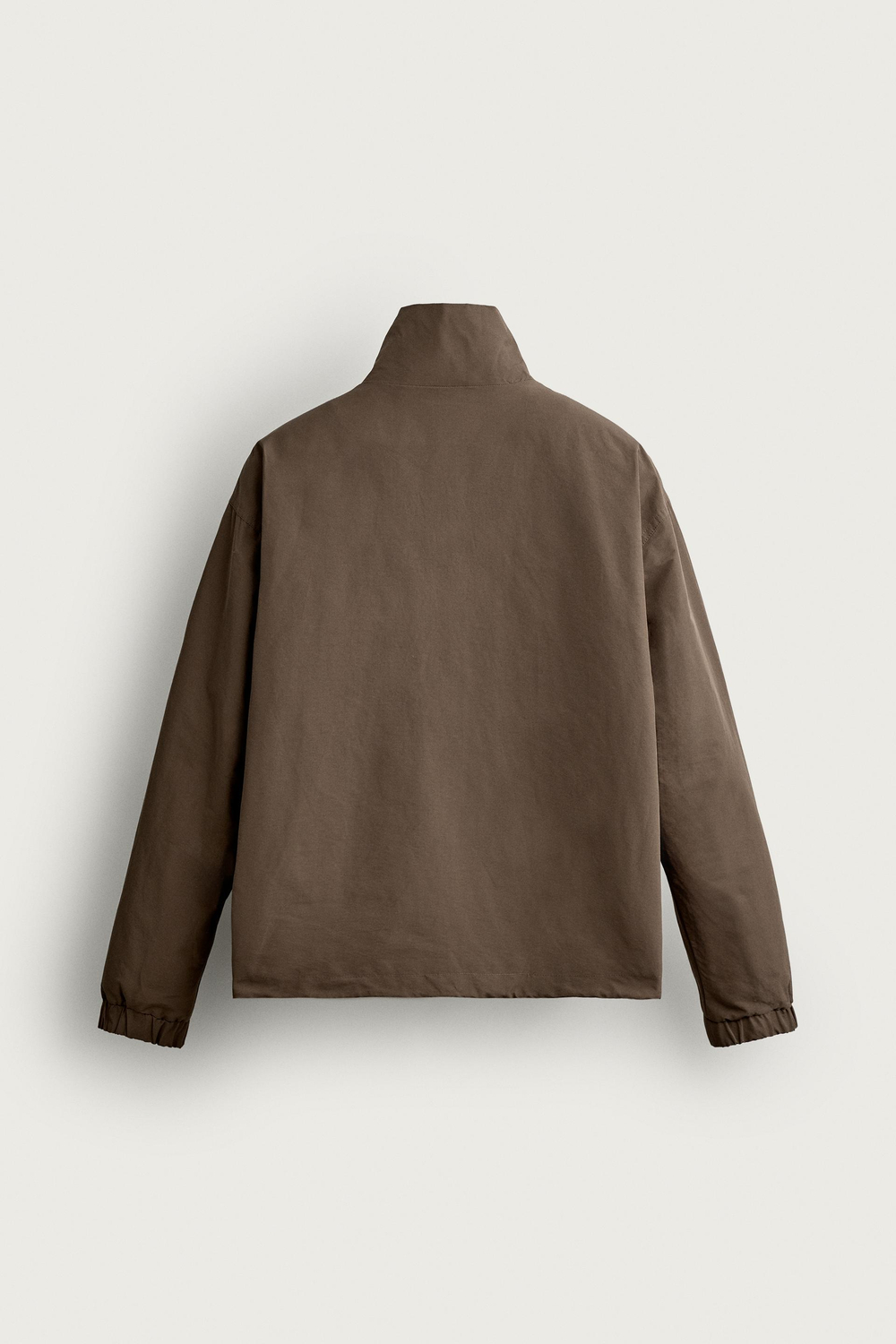 ZARA СТЕГАНАЯ ТЕХНИЧЕСКАЯ КУРТКА-РУБАШКА, СВЕТЛО-КОРИЧНЕВЫЙ