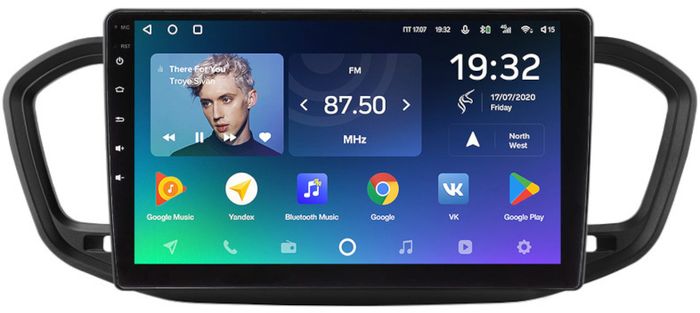 Магнитола для Lada Vesta NG 2023+ (без ШГУ) - Teyes CC2 PLUS монитор 10.1" QLED, Android 10, Быстрая, SIM-слот