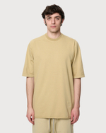 RICK OWENS DRKSHDW ФУТБОЛКА МУЖСКАЯ БЕЖЕВАЯ HOLLYWOOD JUMBO SS