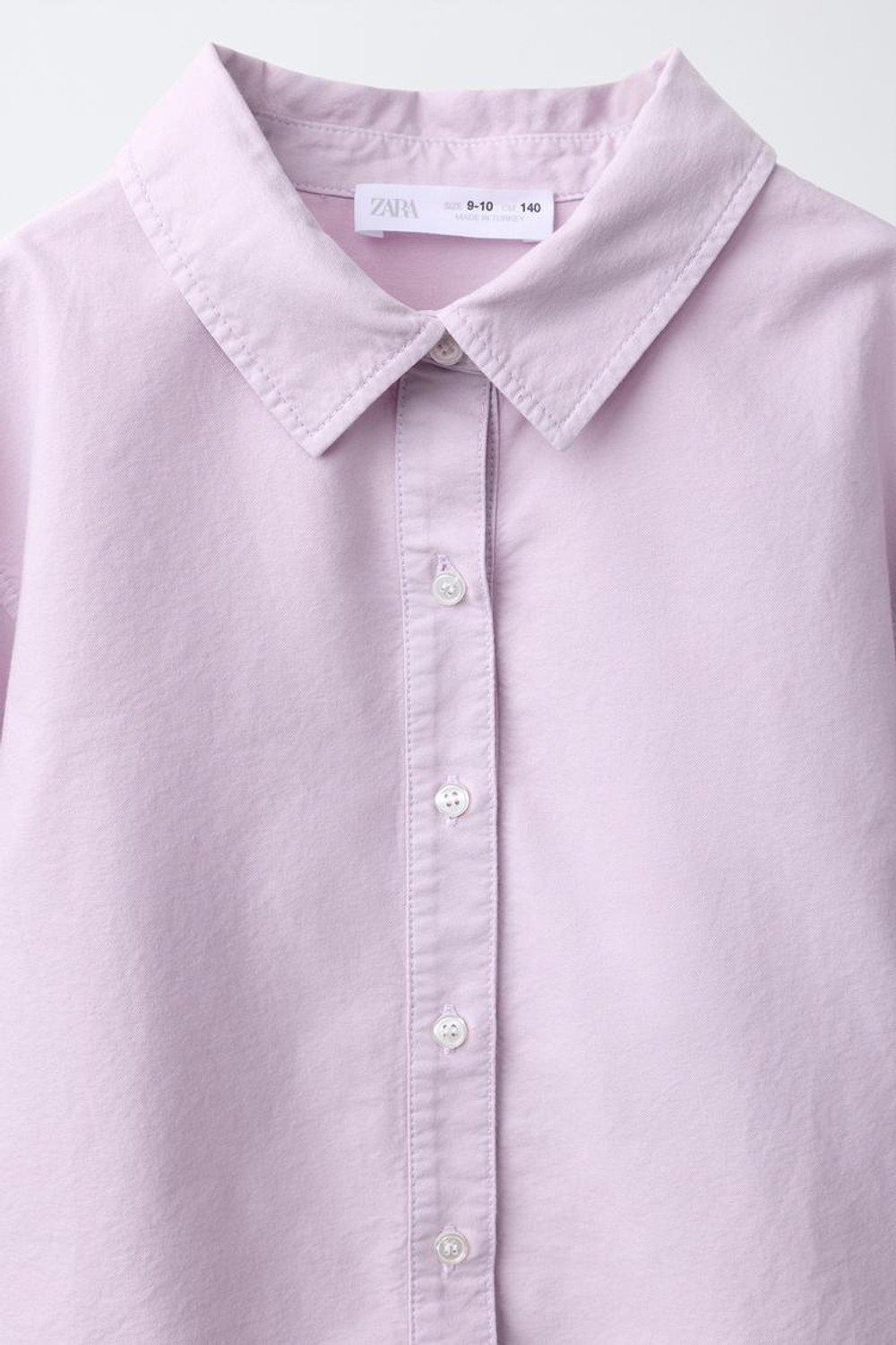 ZARA - FRUIT OF THE LOOM™ РУБАШКА OXFORD, СВЕТЛО-СИРЕНЕВЫЙ