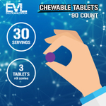 EVLution Nutrition, жевательные таблетки с моногидратом креатина, виноград, 90 таблеток