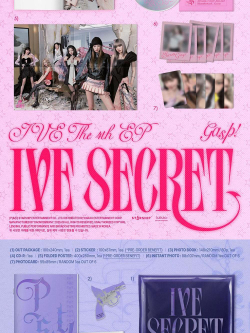 Альбом IVE - IVE SECRET 4th Mini Album 3 Version SET
