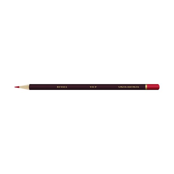 Карандаш цветной заточенный, 6 шт, 316 Красный хинакридон (Quinacridone red), Vista-Artista VFCP