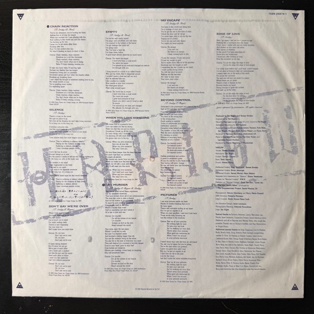 Harlow ‎– Harlow (Германия 1990г.)