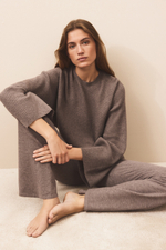 Свитер в резинку с рукавами «летучая мышь» - H&M