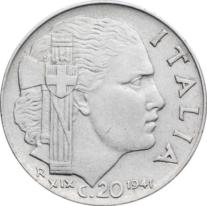 20 чентезимо 1941 Италия