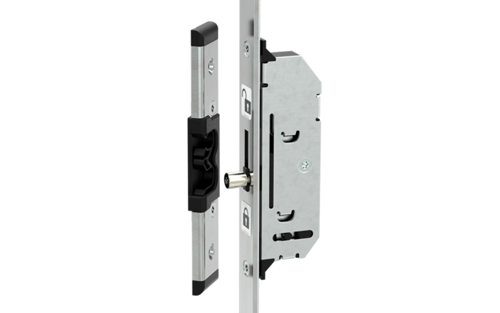 Комплект Арт. 50х25 MYLOCK ML-05, L-1800 — система доступа для узкопрофильных дверей под ключ