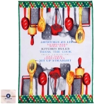 Полотенце кухонное «Kitchen - Посуда» 40*57 см, микрофибра 200 гр/м2
