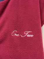Zip-Up Sweatshirt Raspberry-Navy Smoke