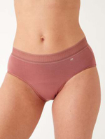 Менструальные трусы-брифы Period Pants (Размер: 2X) (Цвет: грязно-розовый)