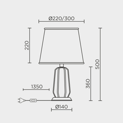 Настольный светильник MODELUX ML.6063.01TL GN