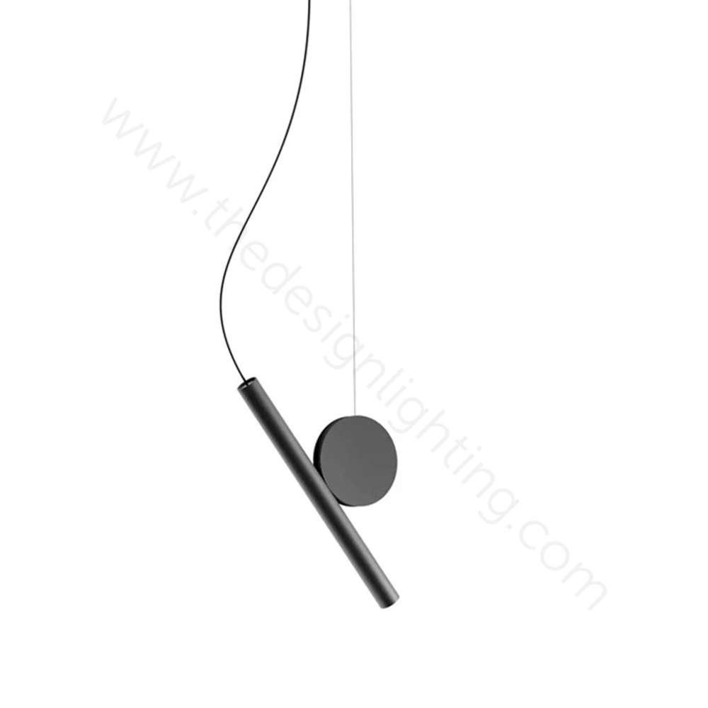 Pendant design lamp  Doi Meneghello by Luceplan (Black)