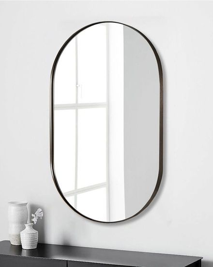 Зеркало в раме "Аманда" black silver