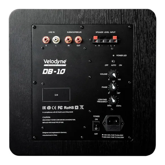 Velodyne DB-10 Black