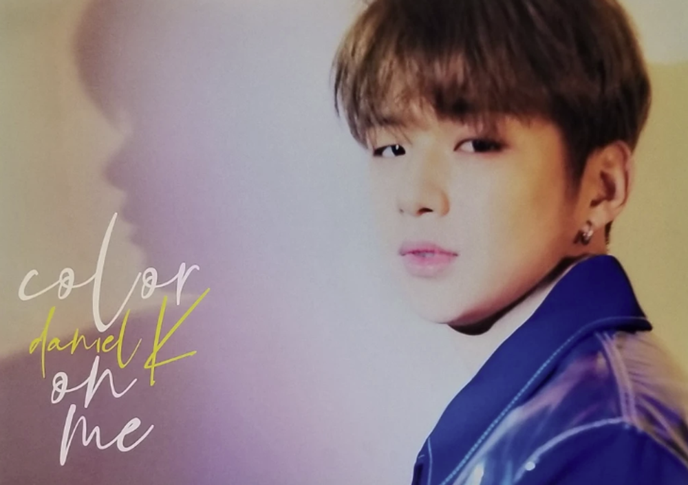 Официальный постер Kang Daniel - Color on me Официальный постер Kang Daniel - Color on me