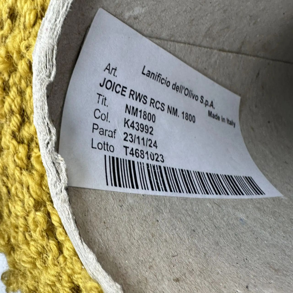 JOICE - Lanificio dell Oliva; 75% меринос вспушенный, 25% п/а; 180м/100гр; Букле; col.K43992, цвет: горчичный