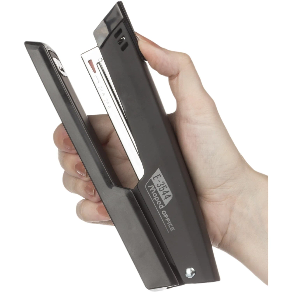 Степлер Maped Essentials Metal до 25 листов черный (скобы № 24/6, 26/6, артикул производителя 354311)