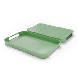 Поднос для сервировки 51x33см Trebonn Serveware зеленый