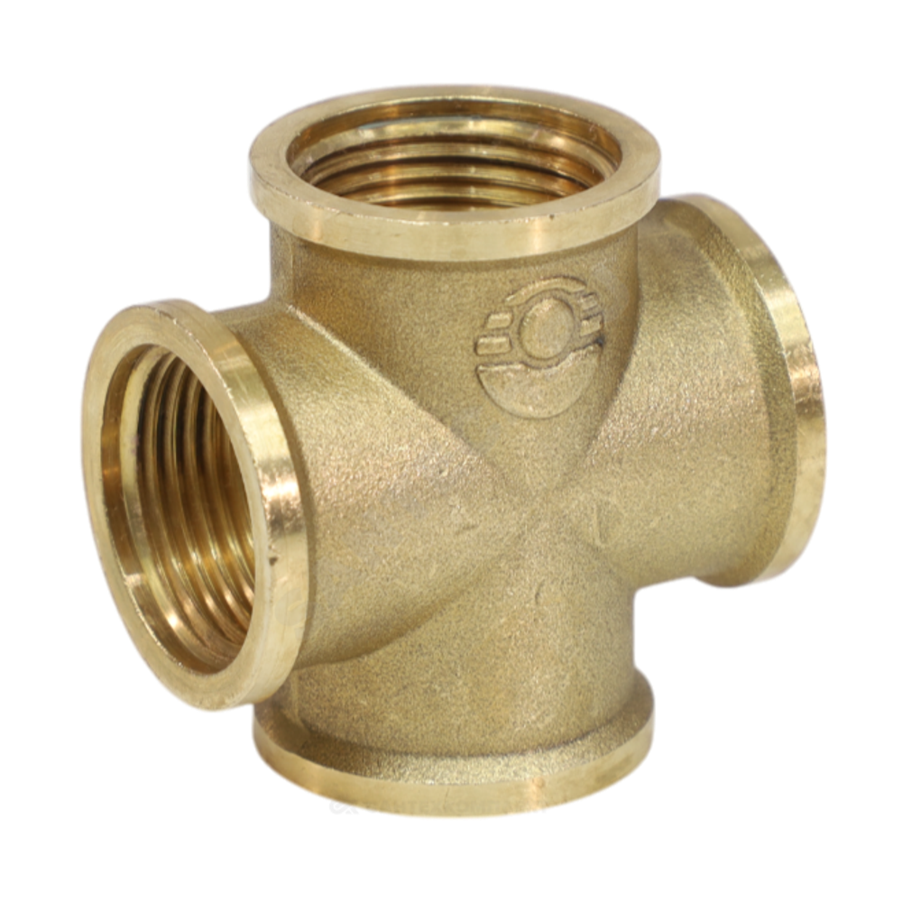 Крест латунь Ду 25 (1") ВР VALFEX VF.760.L.100