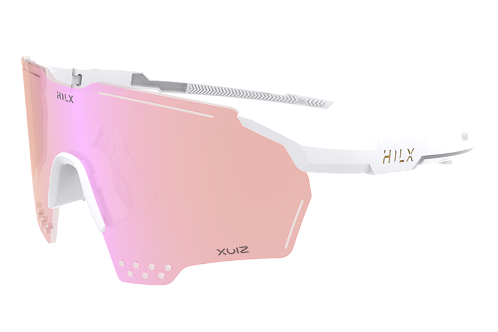Спортивные очки с диоптриями HILX Gladiator (L) Shiny White / Trail lens