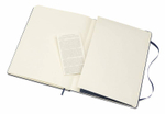 Блокнот Moleskine Classic (QP092B20) 19х25см 192стр. без линовки, твердая обложка, синий