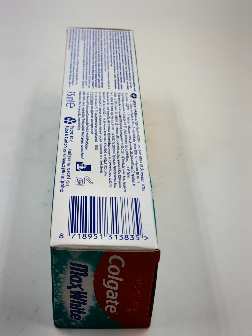 Зубная паста Max White White Crystals 75 мл (Из Эстонии)