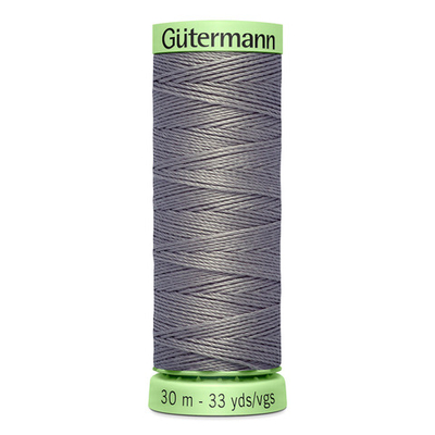 Нить Top Stitch 30/30 м для декоративной отстрочки, Gutermann, 496 серо-стальной