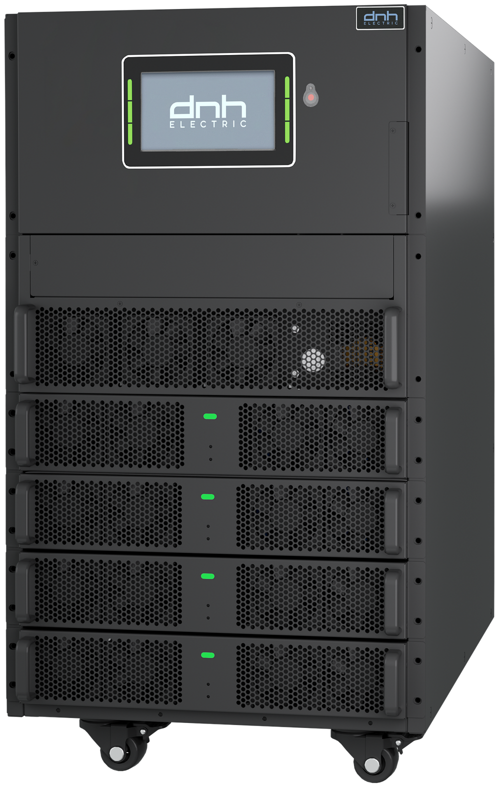 Силовой шкаф модульного ИБП DNH DRM10025, 100 кВА/100 кВт, 3:3ф, Rack Tower, 4 силовых модуля 25 кВА