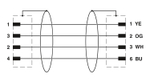 1038730 - NBC-M12MSD/10,0-93C/R4AC - Сетевой кабель