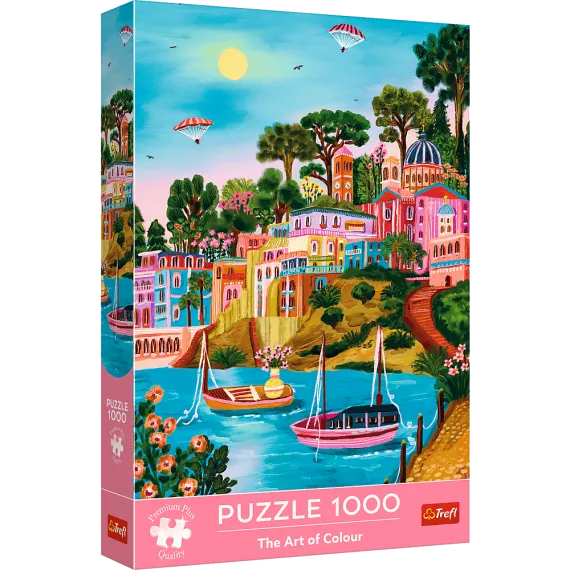 Pazl \ Puzzle \ Пазлы Puzzles - "1000 Premium Plus" - The Art of Colour: Syros, Greece