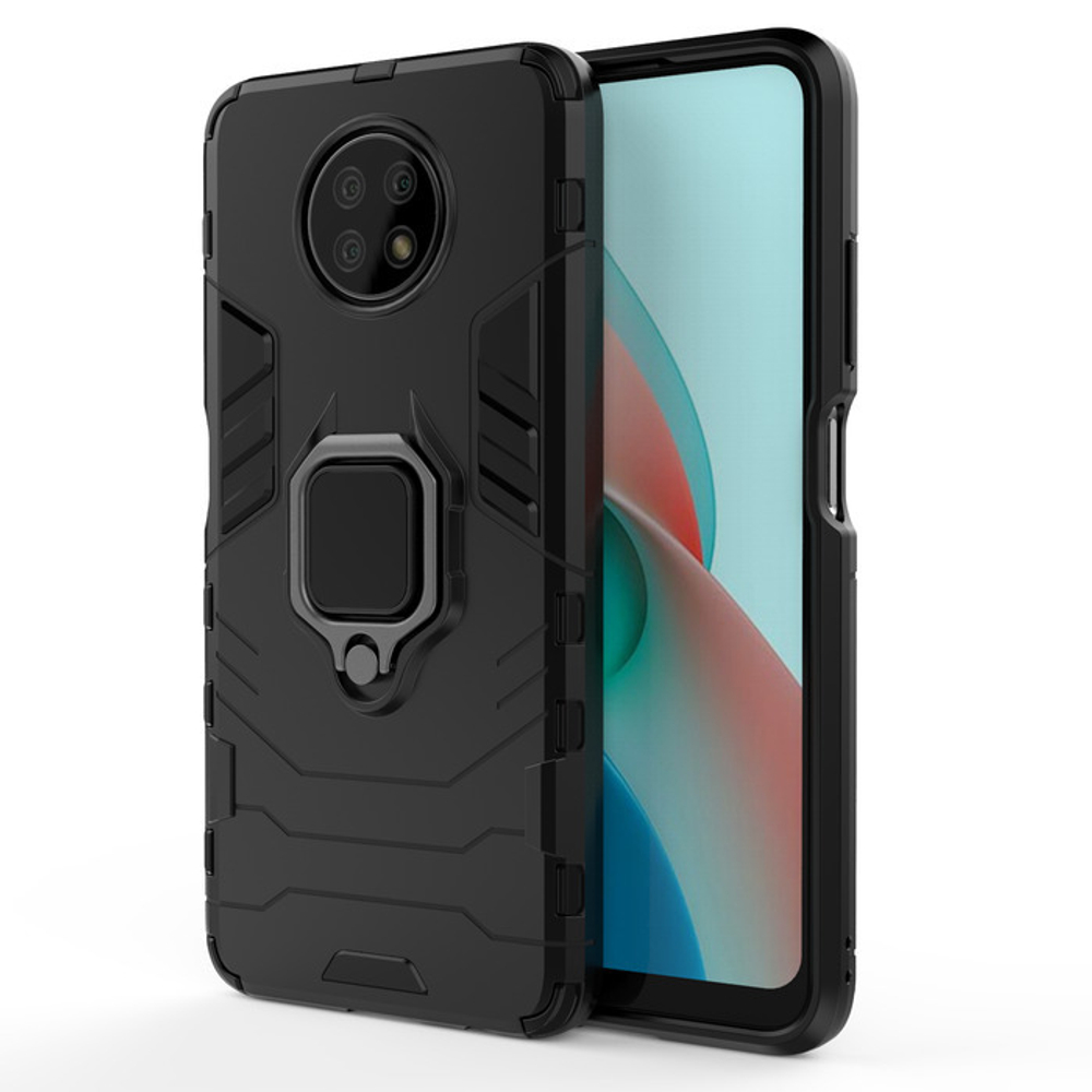 Противоударный чехол с кольцом Panther Case для Xiaomi Redmi Note 9 5G
