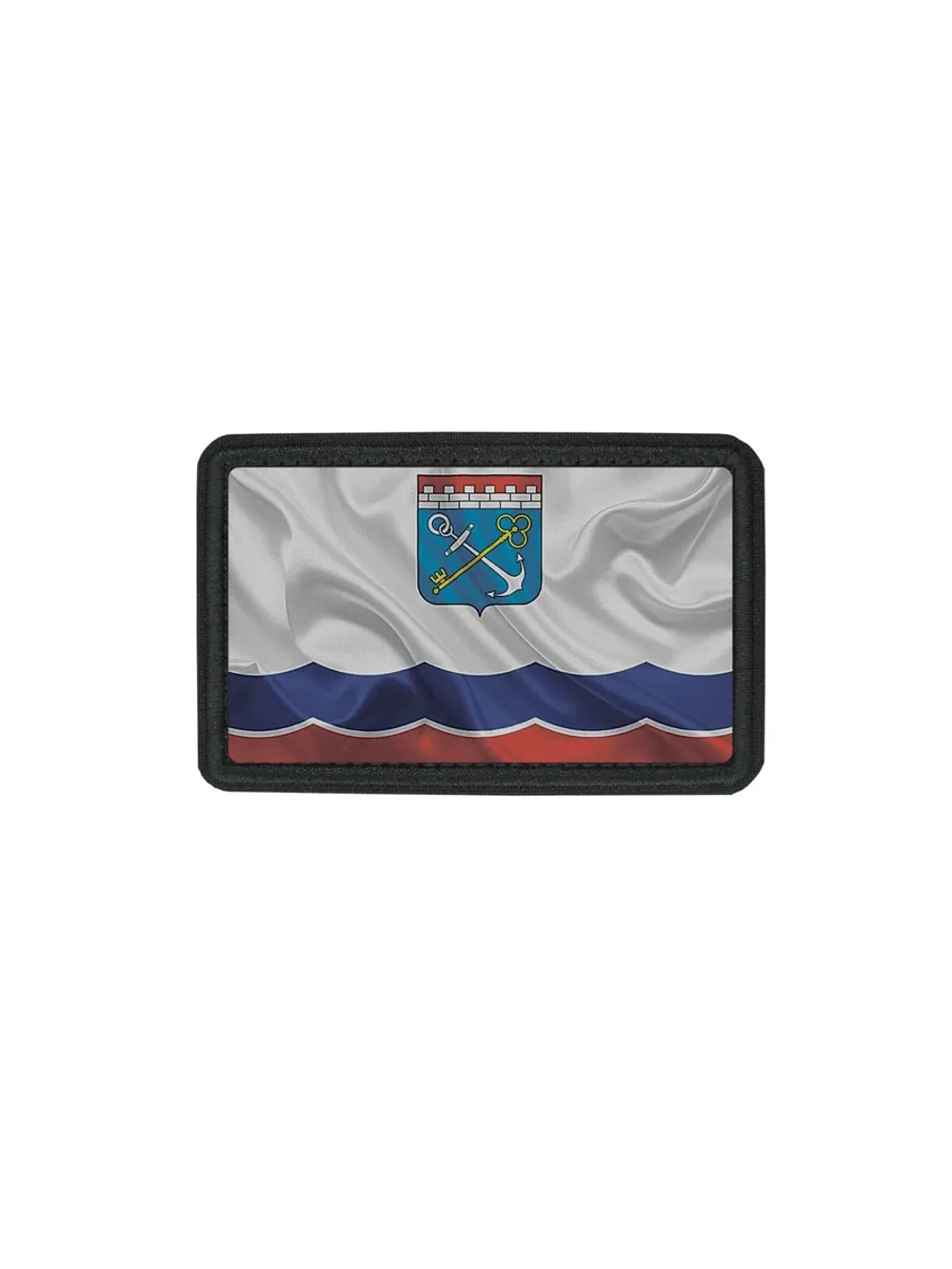 Шеврон Флаг-герб Ленинградской области dtf