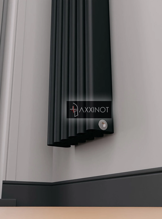 Axxinot Bramer V 1500 - вертикальный алюминиевый радиатор высотой 1530 мм
