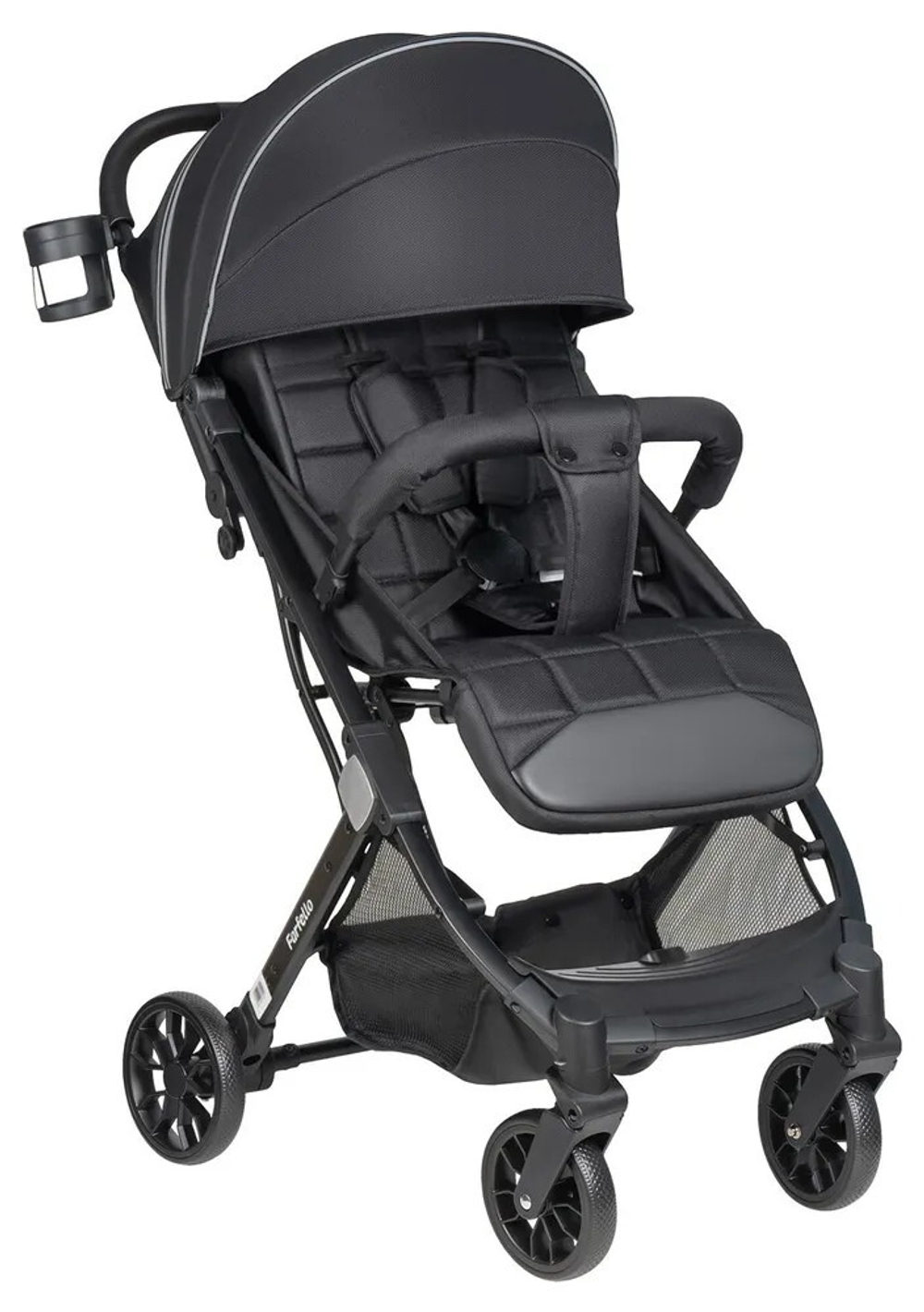 Kоляска детская прогулочная Farfello Comfy Go Comfort 2025 (Black/Черный CG-011)