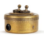 Переключатель (проходной) ретро тумблерый 2 кл. "Бронза" VINTAGE-BRASS 30402-1 / 2 группы света, проходной