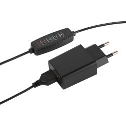 Настольный светильник для растений ЭРА FITO-40W-АLED-Ra полного спектра 40 Вт черный | Интерьерные фито светильники