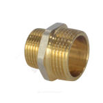 Ниппель латунь никель переходной Ду 32х15 (1 1/4"х1/2") НР 9023 ГОСТ 32585-2013 Aquasfera 9023-06