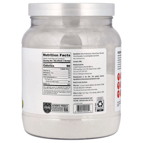 Isopure, чистый низкоуглеводный протеиновый порошок, арбуз и лайм, 400 г (14,1 унции)