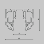 Трек встраиваемый Maytoni Technical Busbar TRX034-SCH-423B