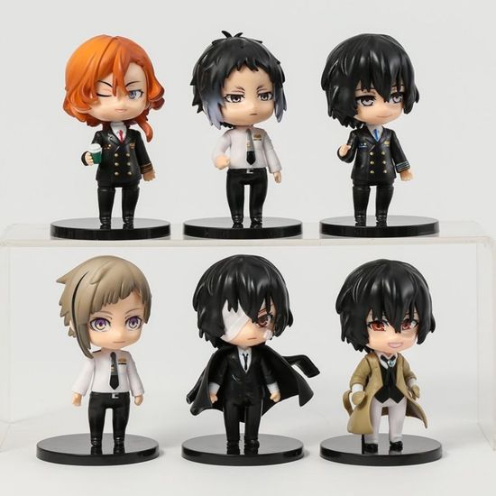Фигурка Осаму Дазай Dark Era, Проза бродячих псов, Bungou Stray Dogs, 10 см