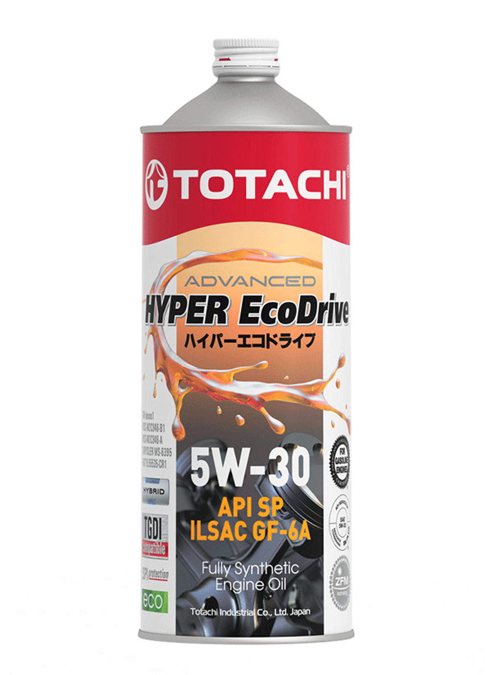 Масло моторное TOTACHI 5W-30 HYPER Ecodrive SP/GF-6A, 1л синт.