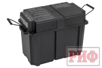 Бокс аккумуляторный 2xUSB, 2x12В, вольтметр с индикацией 420х250х330