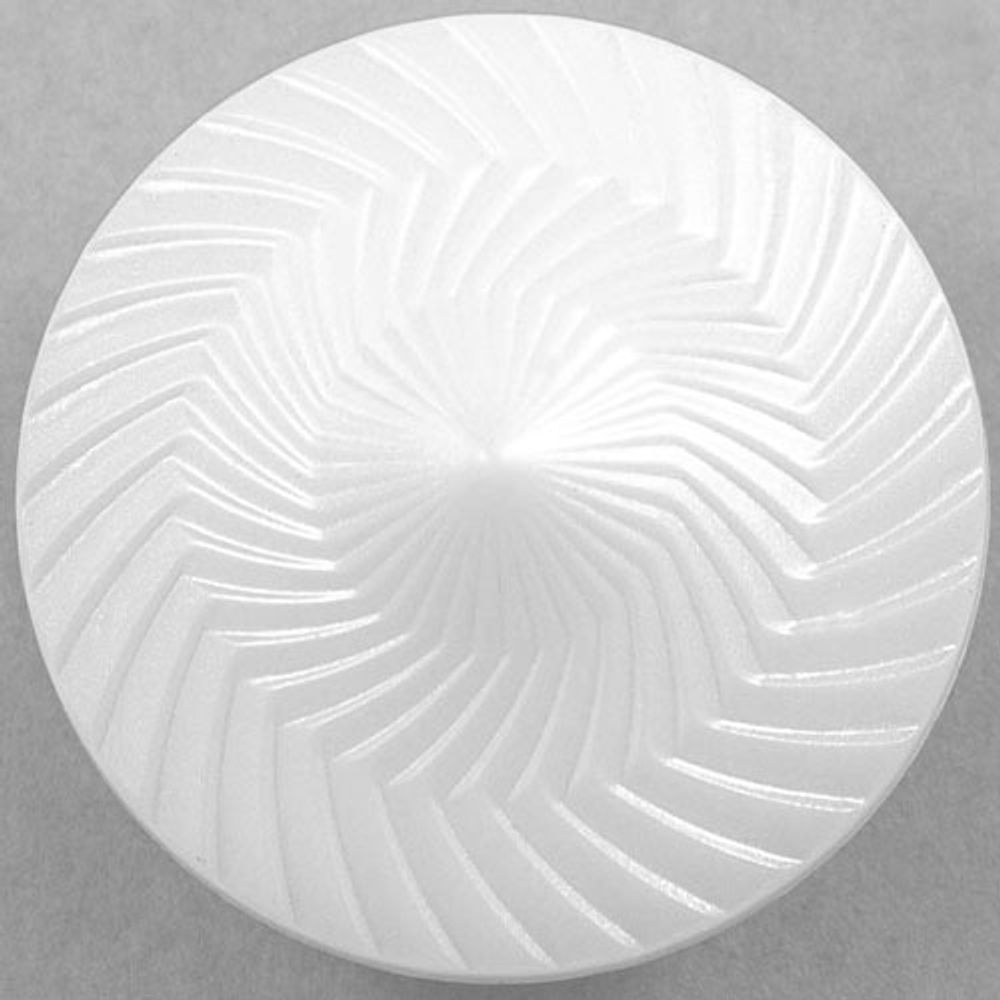 Пуговицы на ножке 40L=25 мм, (white (белый)), 36 шт