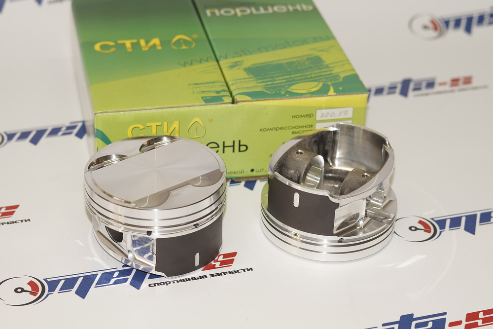 Поршни СТИ 320.19 (KIA, G4KD, 2.0л, 86,0 мм, valve=std, кольца 1,2/1,2/2,0)