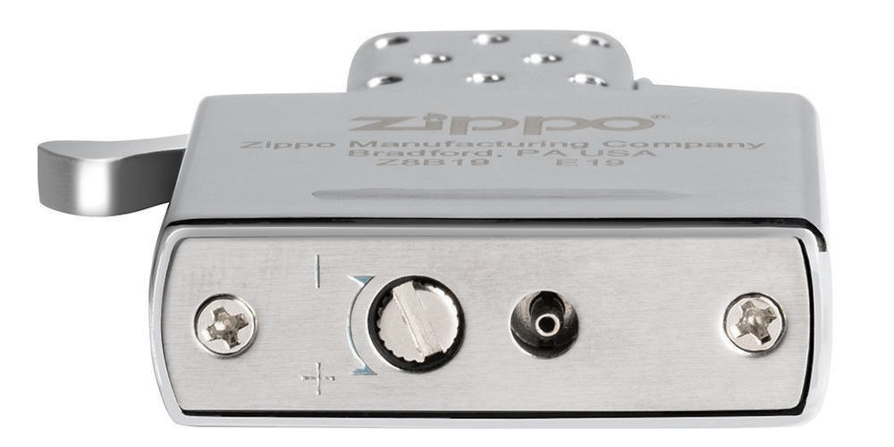 Газовый вставной блок для широкой зажигалки Zippo, двойное пламя, нержавеющая сталь