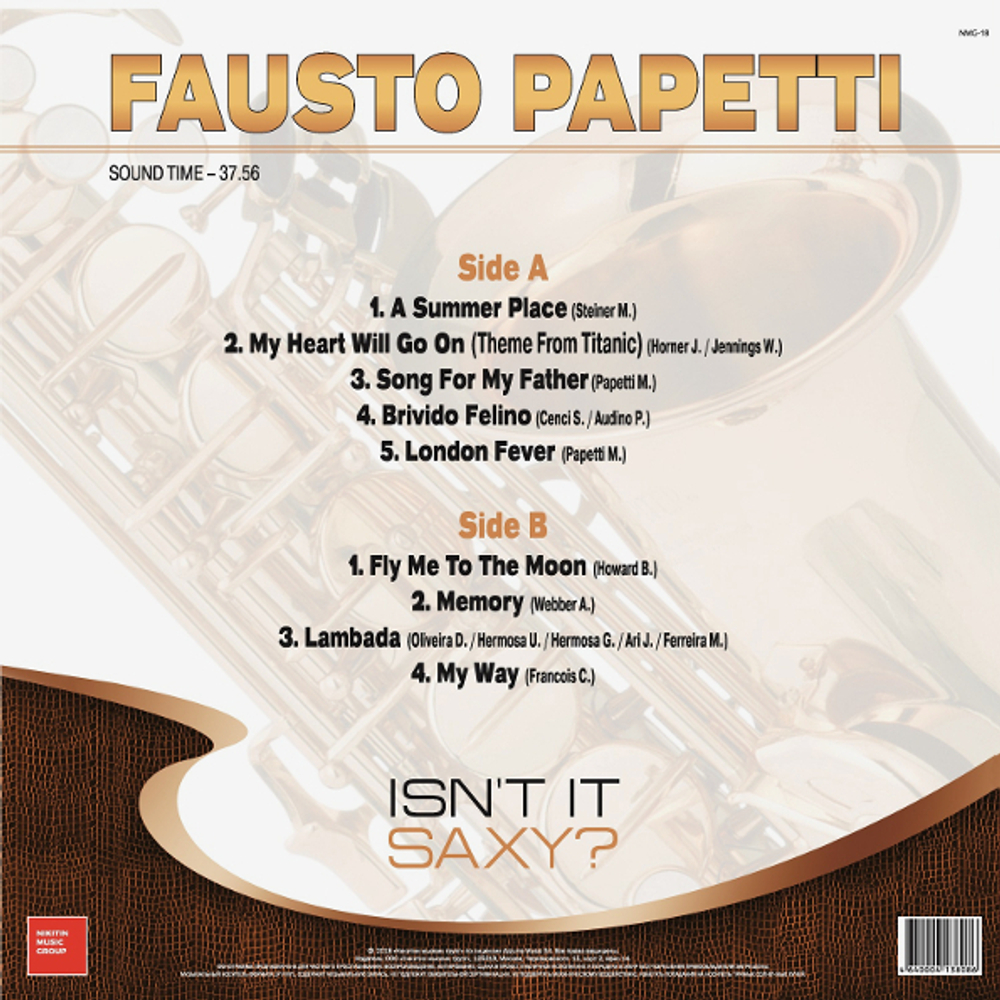 Fausto Papetti / Isn't It Saxy? (LP)