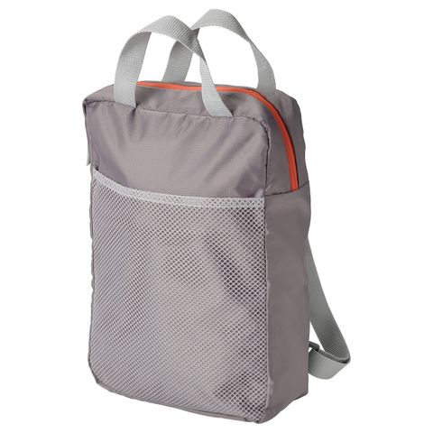 Рюкзак IKEA PIVRING (ПИВРИГ), Серый, 24x8x34 см, 9 л