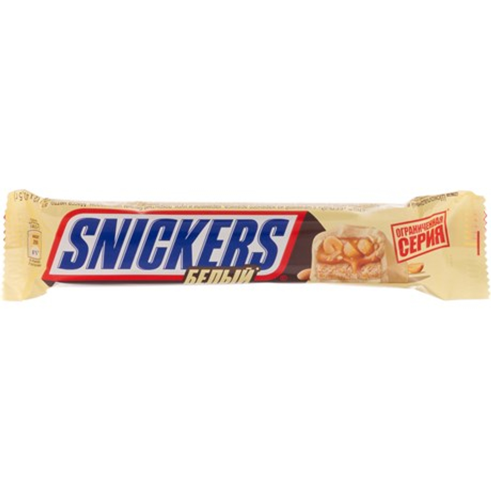 SNICKERS белый 81 г