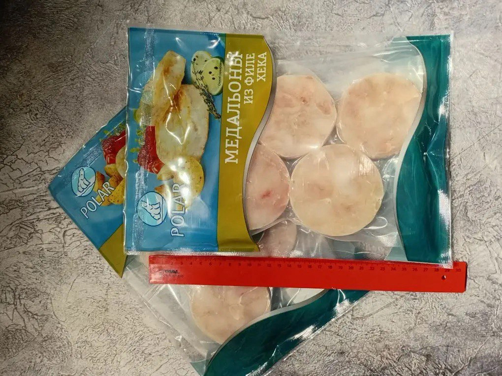 Медальоны из филе хека с/м в/у 400г Полар