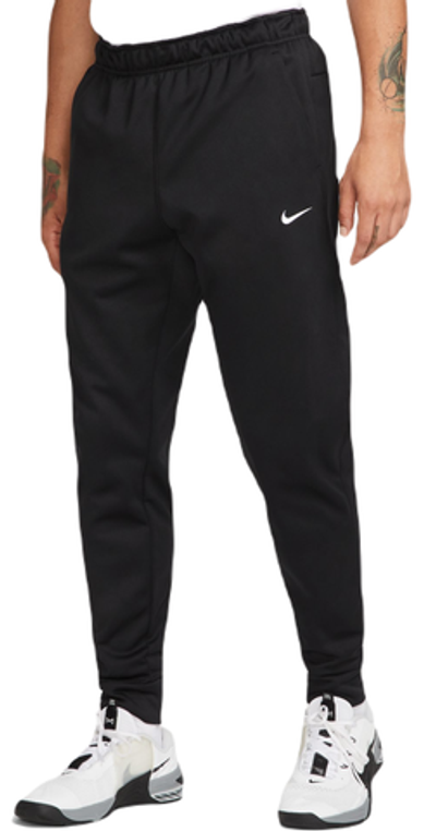 Мужские теннисные штаны Nike Therma Fit Pant - black/black/white